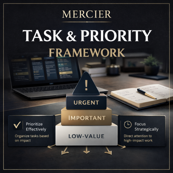 Mercier Task & Priority Framework